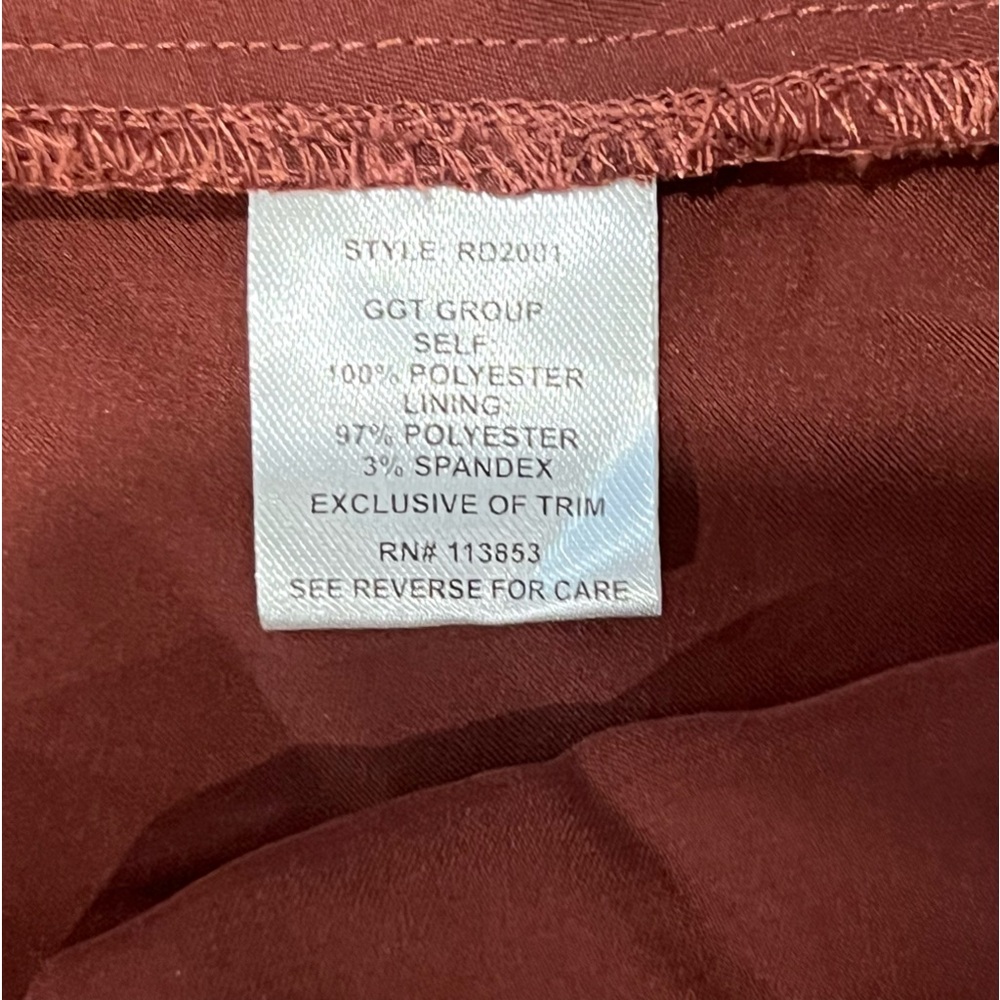 R.S.V.P Sugarlips Women’s Beloved Ruched Sweetheart Convertible Dress Rust Small - Picture 10 of 15